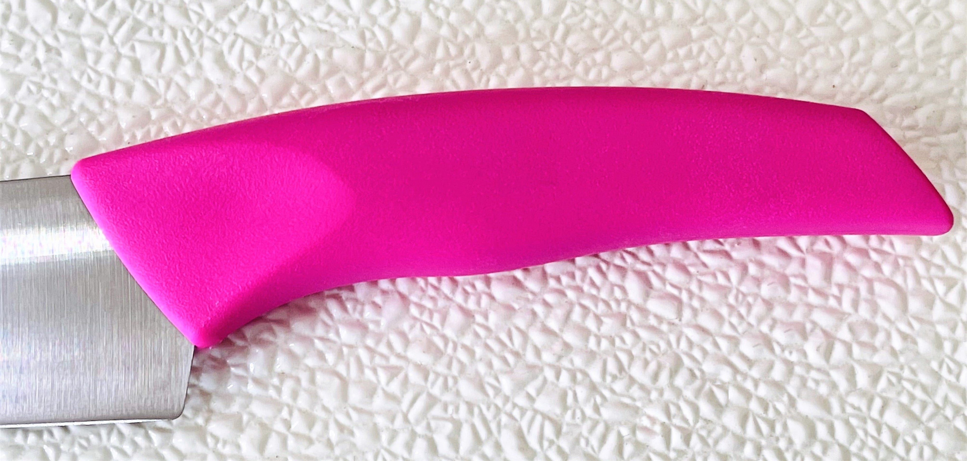 Ergo Chef's Knife in Pink handle-2