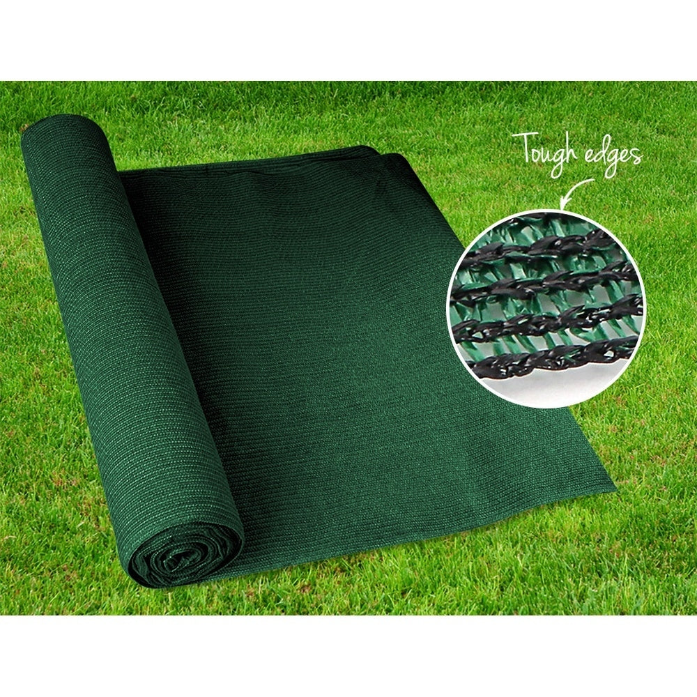 NNEDSZ 50% Sun Shade Cloth Shadecloth Sail Roll Mesh 3.66x20m 100gsm Green-4